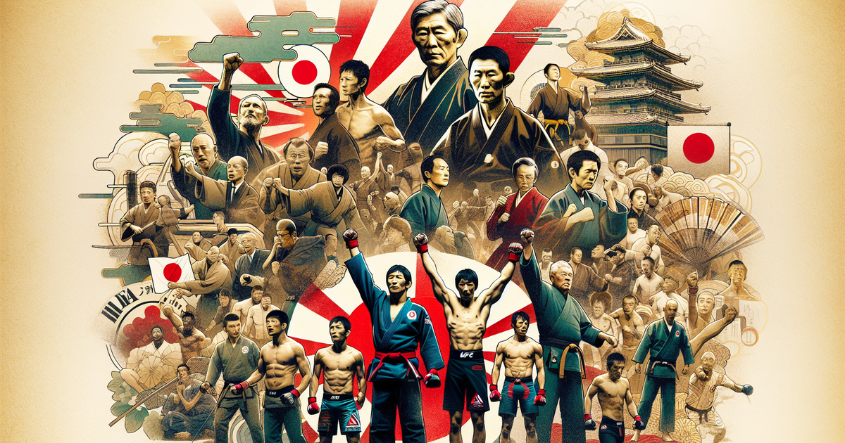 日本におけるUFCの重要性を示すコンセプチュアルなイラスト