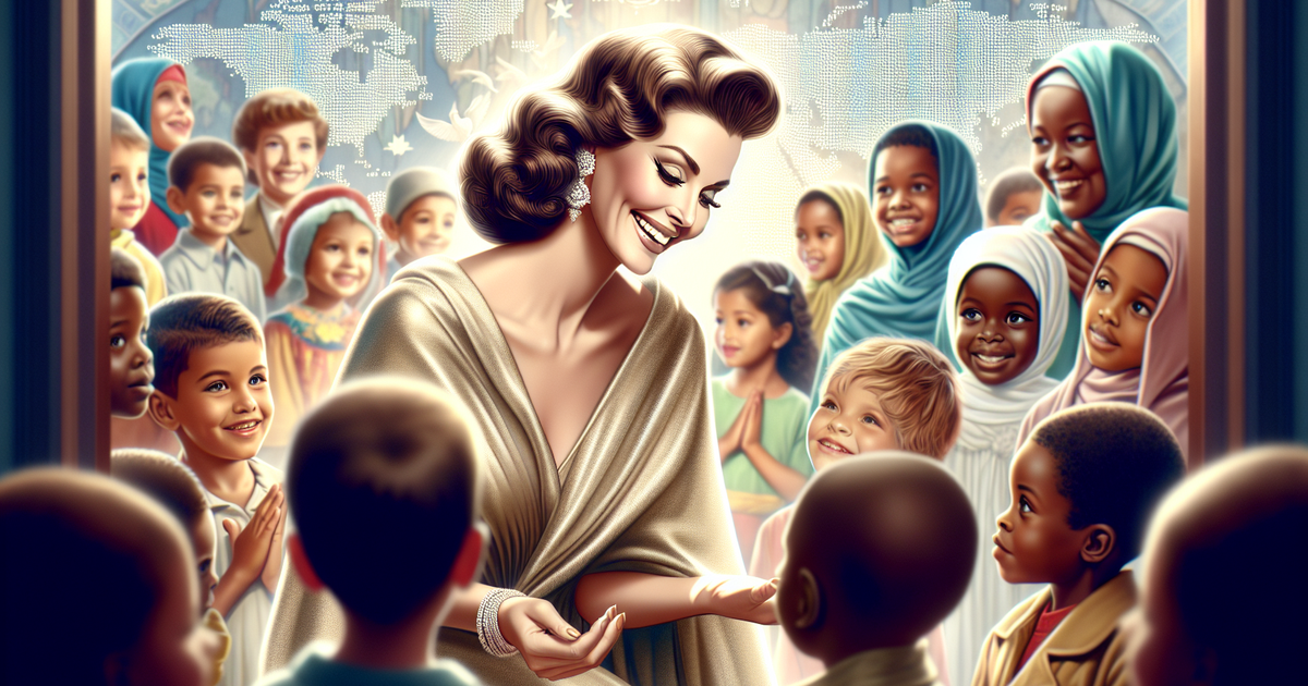 オードリー・ヘップバーンのユニセフ活動の象徴