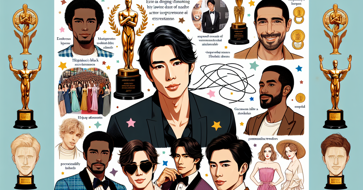 坂口健太郎の芸能界での影響を示すイラスト