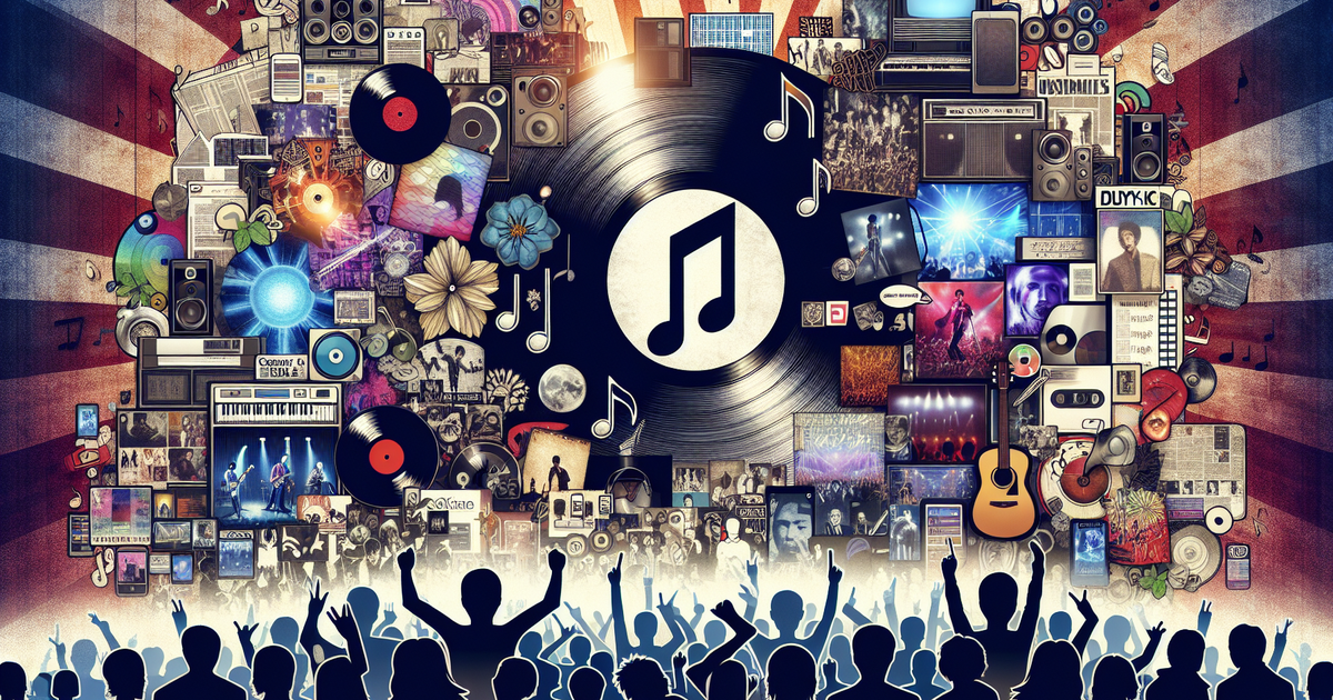 「泣かないで」の影響をまとめたデジタルコラージュ