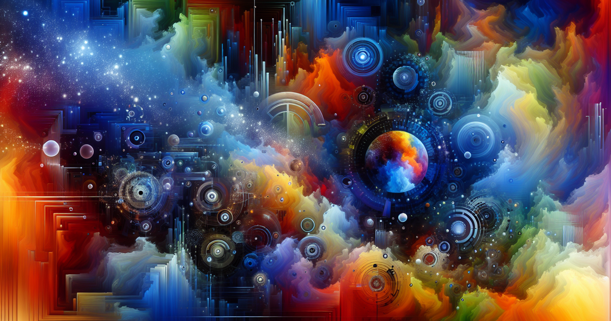 ゲームの未来の可能性を象徴するアート