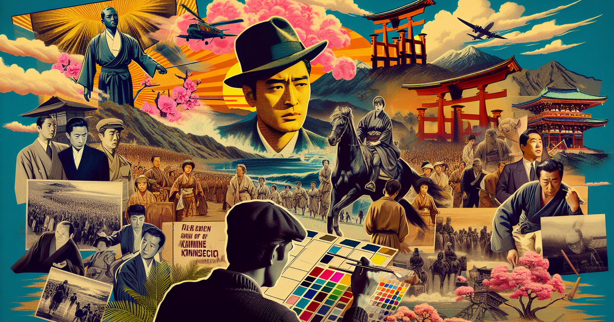 日本の映画界への影響を示すコラージュ画像