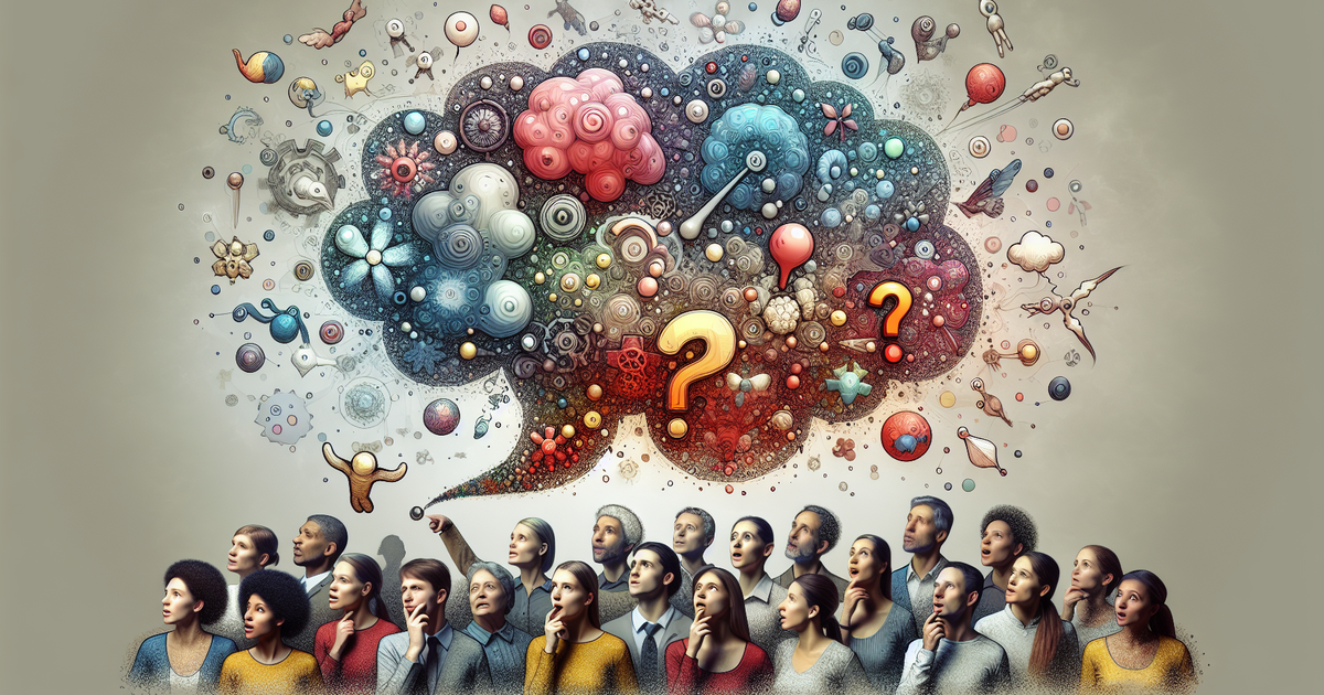 ホロライブに関する噂や仮説を表現したイラスト