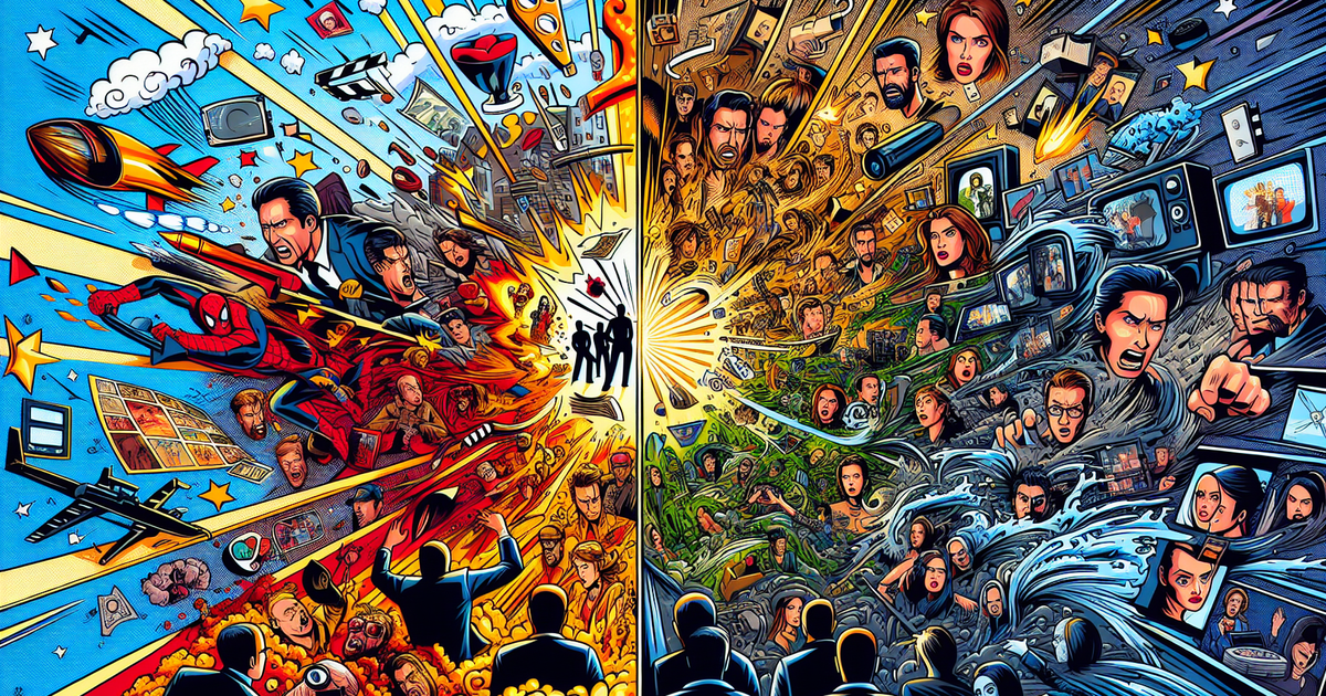 ドラマ化の経緯を描いたイラスト