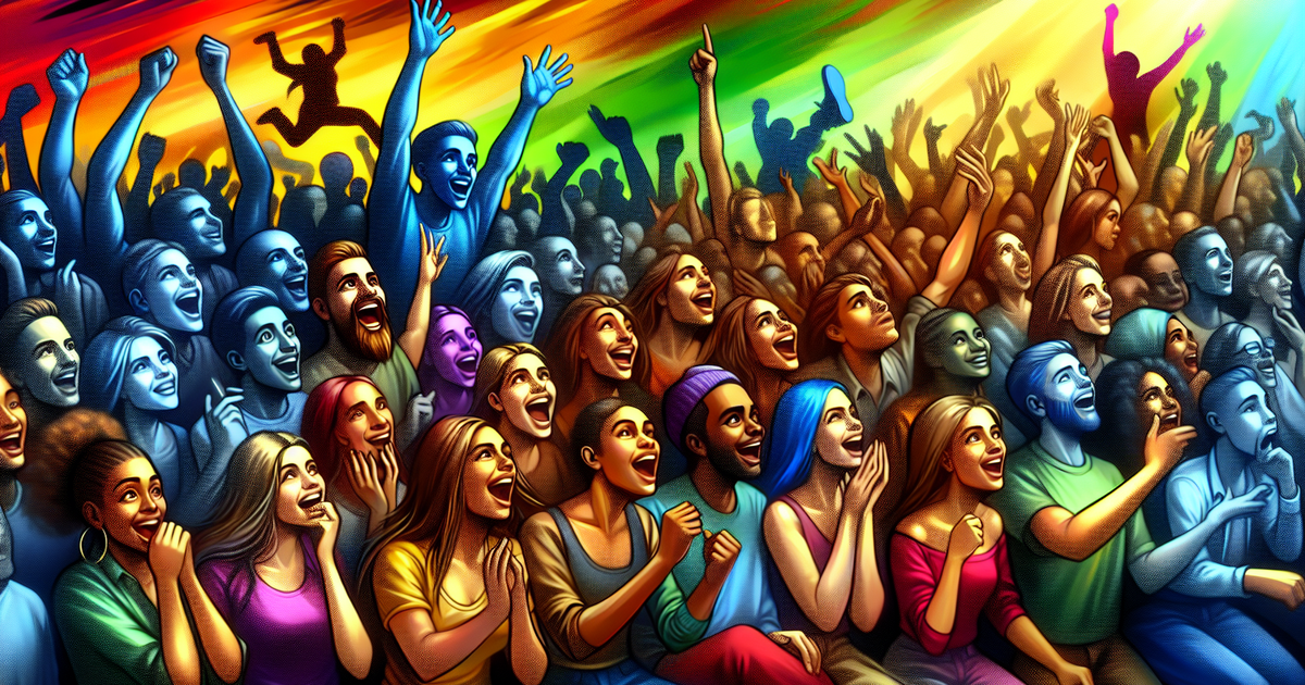 中村倫也の成長とファンの反応を描いたイラスト