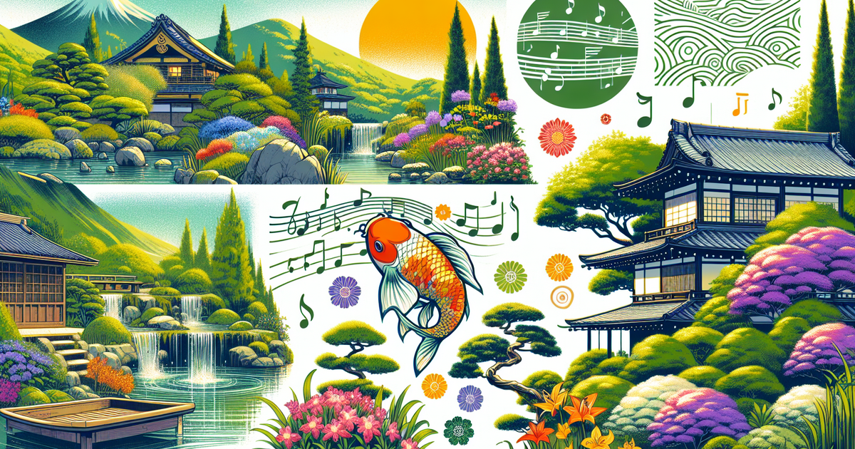 岡山県の美しい風景を描いたアート