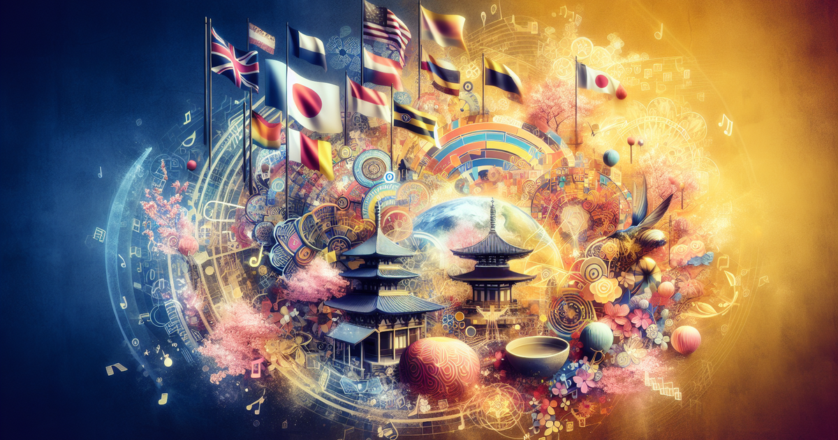 中島健人の国際的な魅力を表現したイラスト