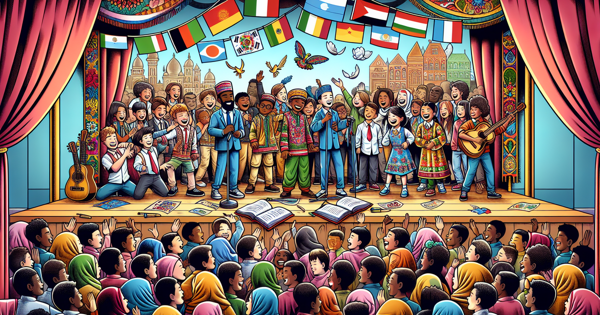 学校の文化祭でのダチョウ倶楽部の再現