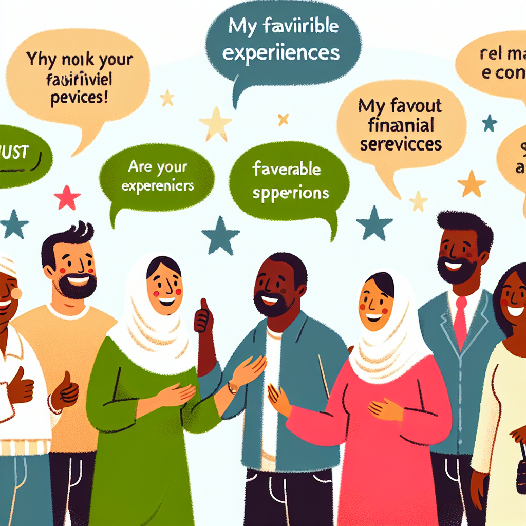 顧客の声や成功事例を表現したイラスト