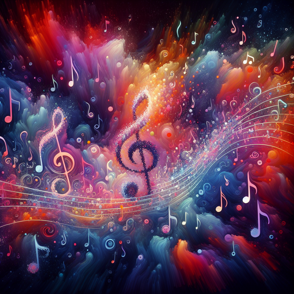 LISAの楽曲「Dream」のテーマを表現した抽象的なイラスト