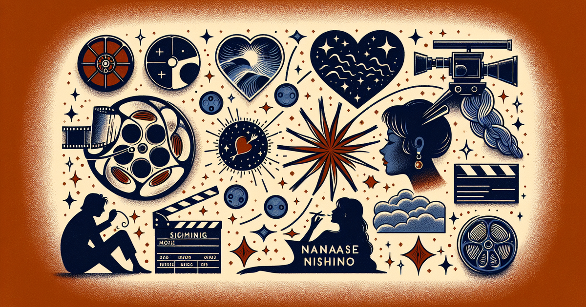 西野七瀬の映画ジャンルを表現したアート作品