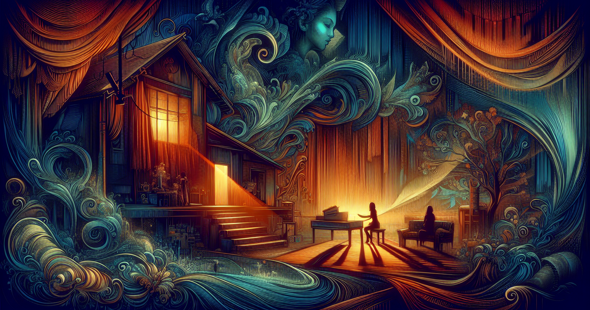 映画『星ガ丘ワンダーランド』のシーンをイメージしたイラスト