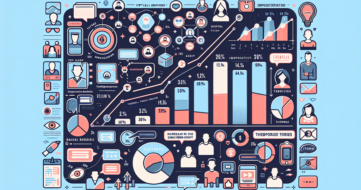 にじさんじの登録者数増加に関する仮説を示すインフォグラフィック風のイラスト