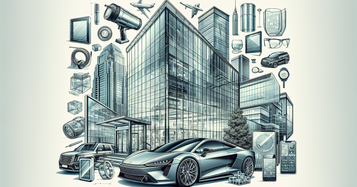 AGCの製品を紹介するイラスト