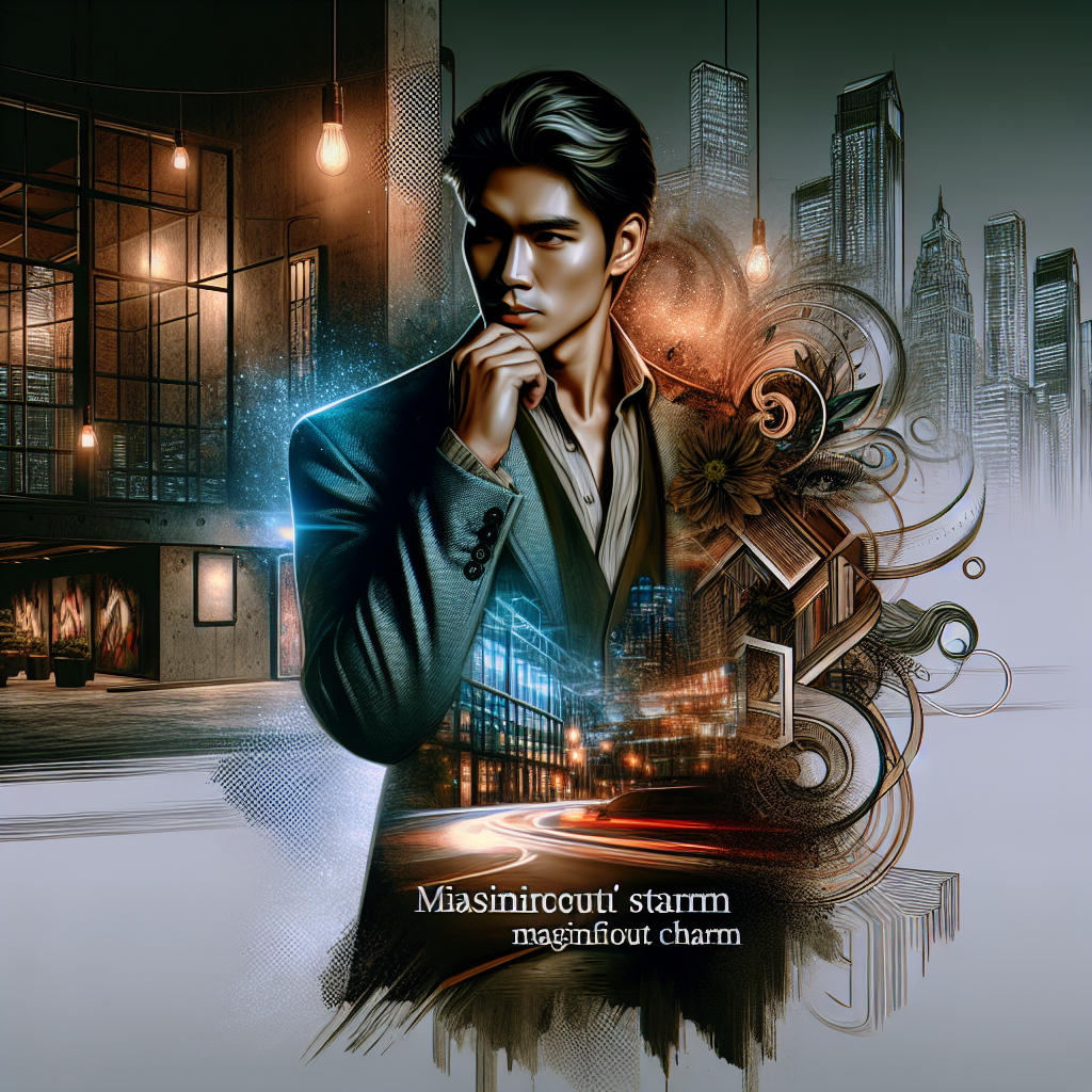 坂口健太郎の魅力を表現したイラスト