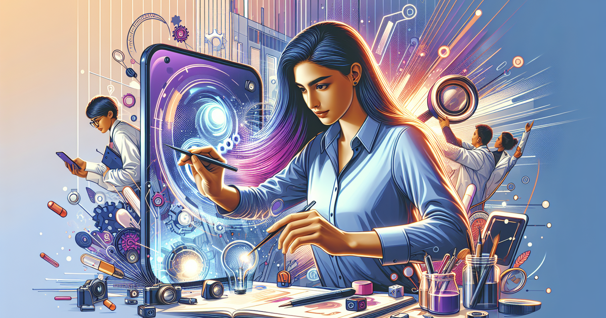 広瀬すずとAGCのコラボレーションを象徴するイラスト