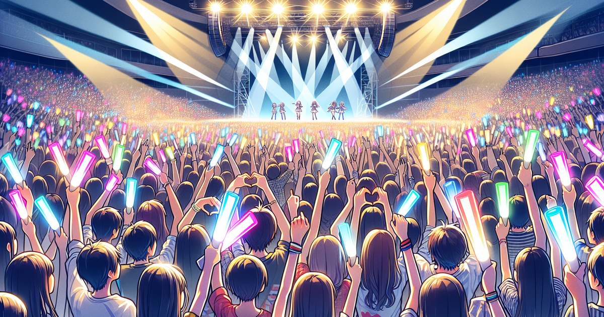 中島健人のファンミーティングの様子を描いたイラスト