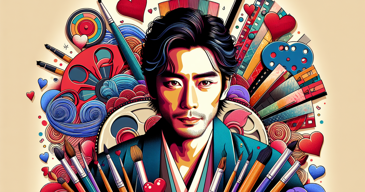 坂口健太郎をイメージした魅力的なデジタルイラスト