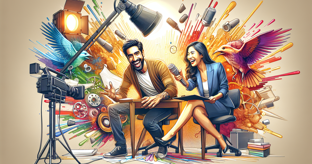 中村倫也さんと水卜麻美アナの共演を象徴するイラスト