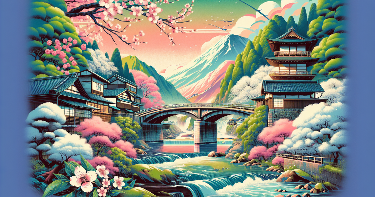 藤井風のミュージックビデオの雰囲気を表現した美しい風景のイラスト