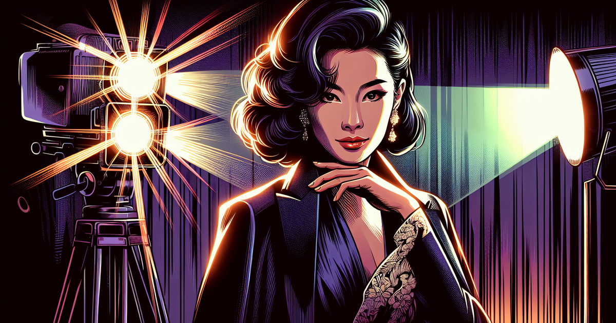 舘ひろしさんの魅力を表現したイラスト