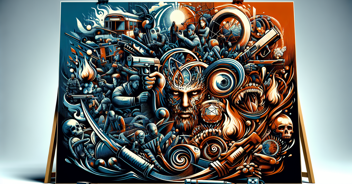 韓国ドラマ「イカゲーム」のテーマを表現した視覚的に印象的な画像